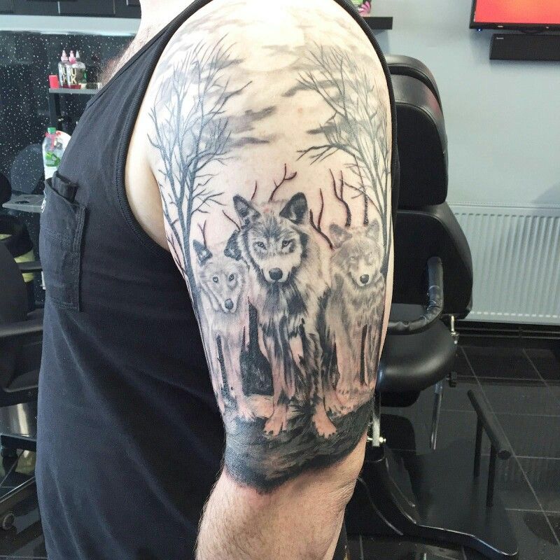 35 Of The Best Wolf Tattoos For Men in 2023  FashionBeans