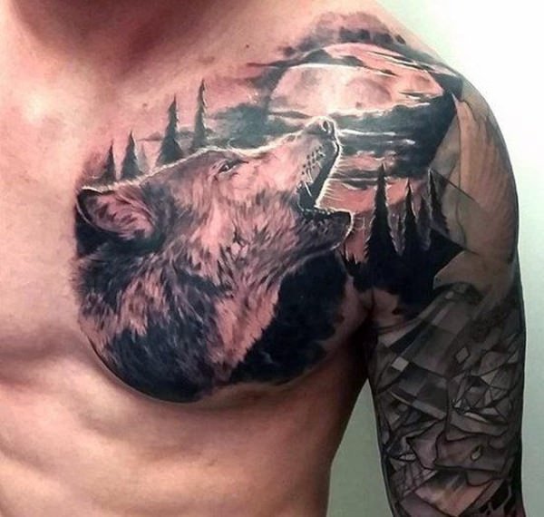 105 Awesome Wolf Tattoos For The Leader In You | Inspirationfeed