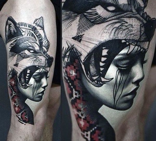 200 Wolf Tattoo Ideas  Meaning For Men  Woman 2023