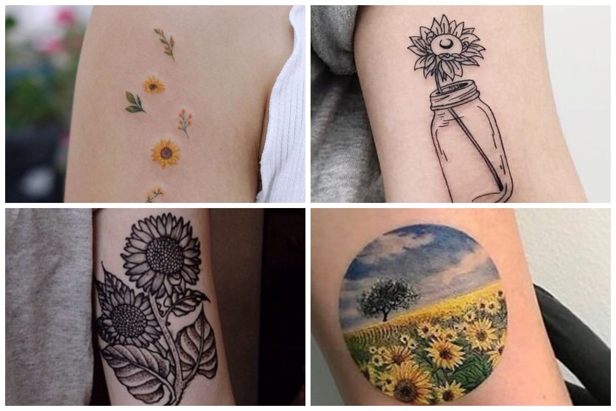 40 Gorgeous Sunflower Tattoo Ideas  Meaning The Trend Spotter