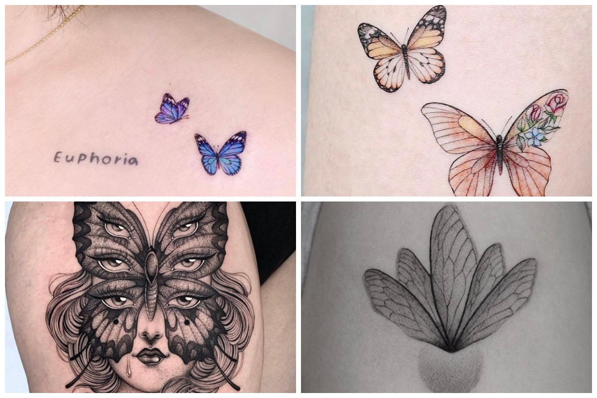 lupus wolf butterfly tattoo Archives