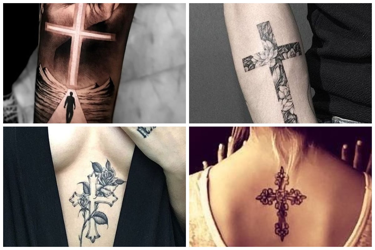 35 Amazing Cross Tattoos for Boys and Girls