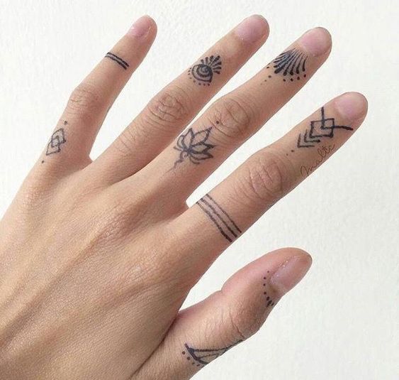 29 Pretty Finger Tattoo Design Ideas From Minimalist to Maximalist