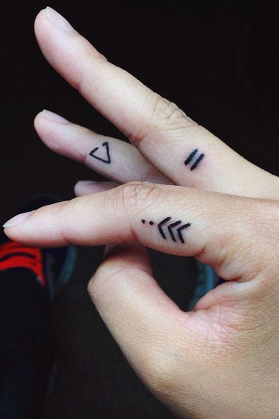 Couple Finger Tattoo Ideas