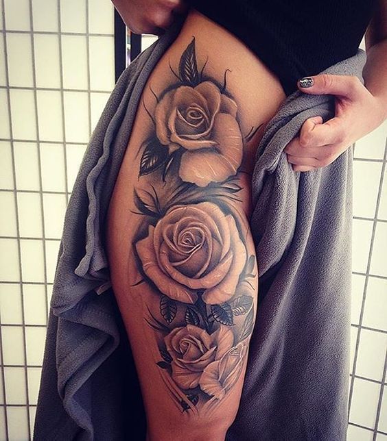 30 Trending Thigh Tattoo Ideas  MyBodiArt