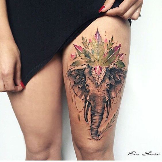 Thigh Tattoos  Tattoo images ideas and inspiration  TattooList