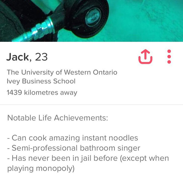 60 Creative Tinder Bios You May Want To Steal For Yourself - Inspirationfeed