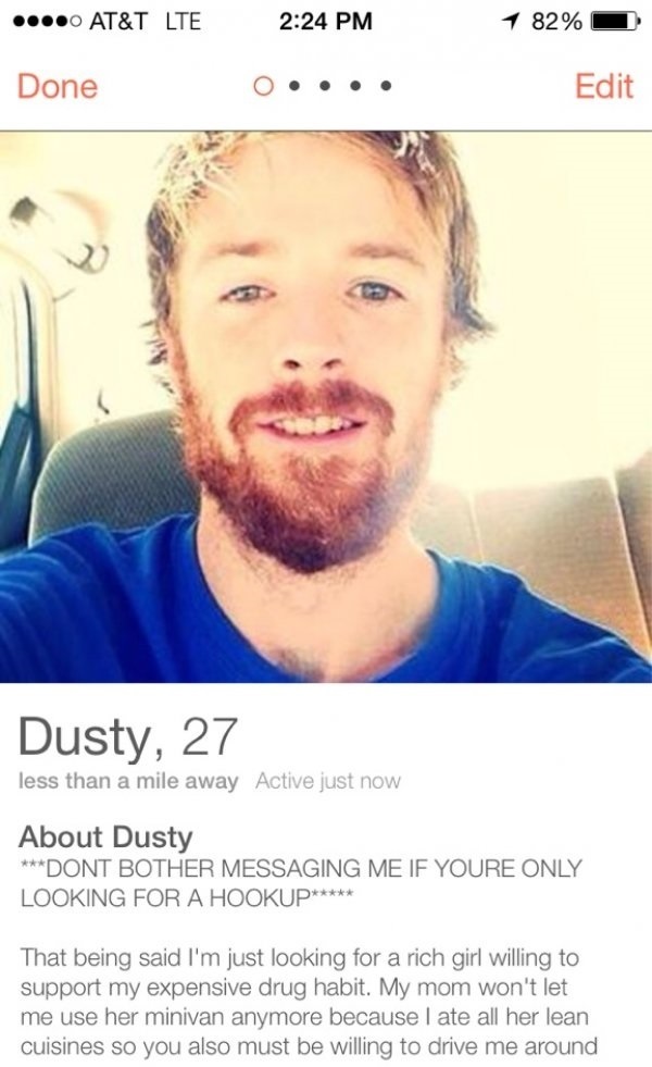 tinder profile man nyc