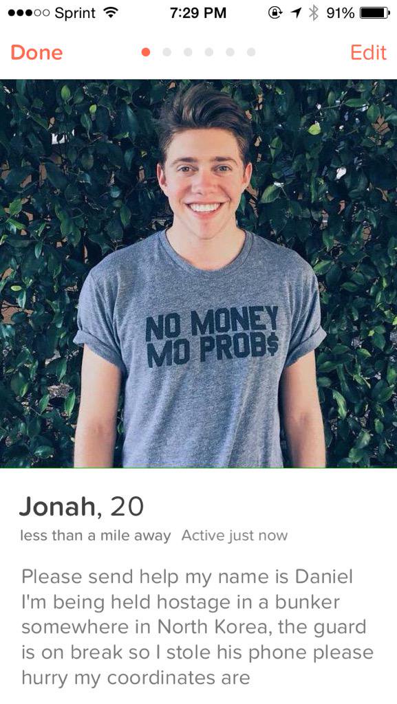 Funny tinder bios for guys