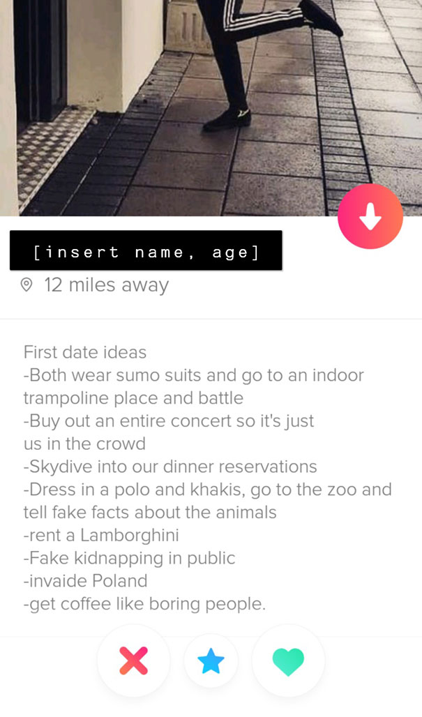 Night stands tinder for bios one Tinder is