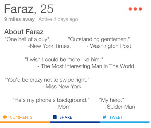 60 Creative Tinder Bios You May Want To Steal For Yourself - Inspirationfeed