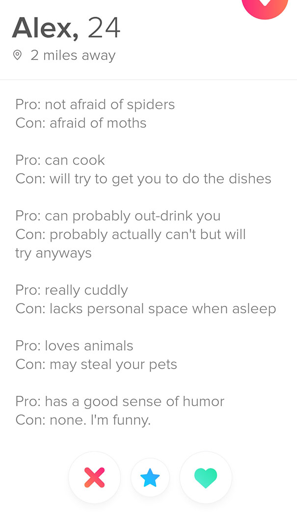 60 Creative Tinder Bios You May Want To Steal For Yourself Inspirationfeed