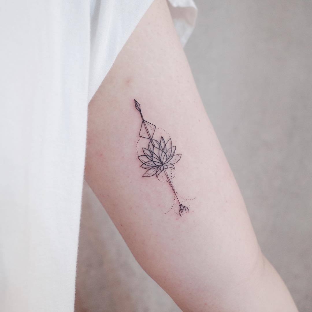 30 Beautiful Lotus Flower Tattoo Ideas - Inspirationfeed