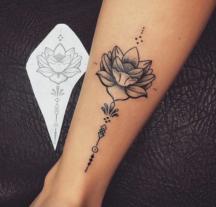 30 Beautiful Lotus Flower Tattoo Ideas - Inspirationfeed