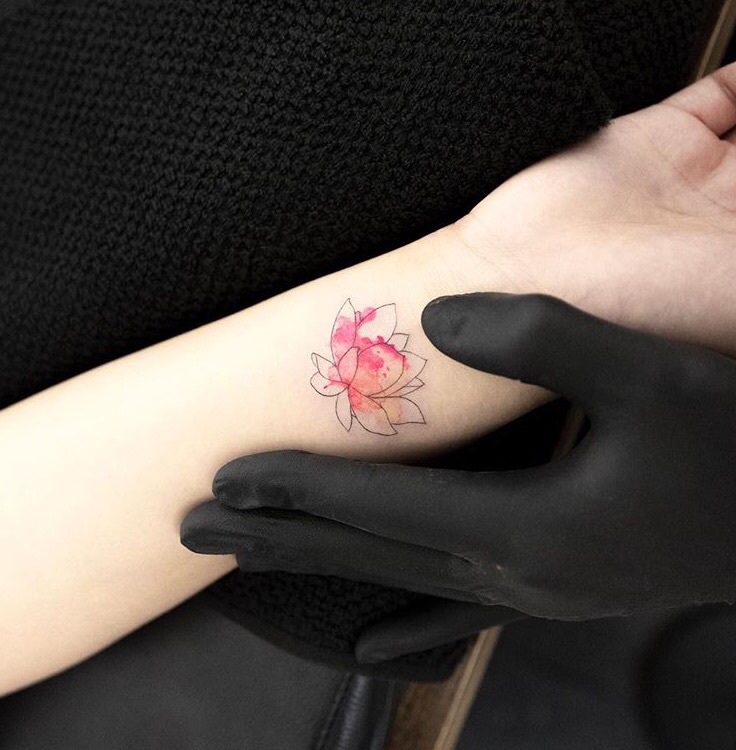 70 Beautiful Lotus Flower Tattoos  Meaning  The Trend Spotter