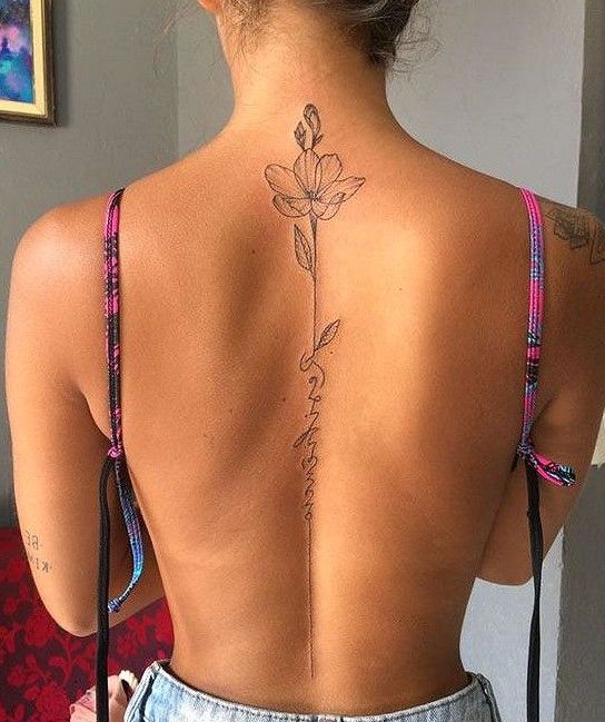 30 Gorgeous Spine Tattoos for Women in 2023  Fashionterest