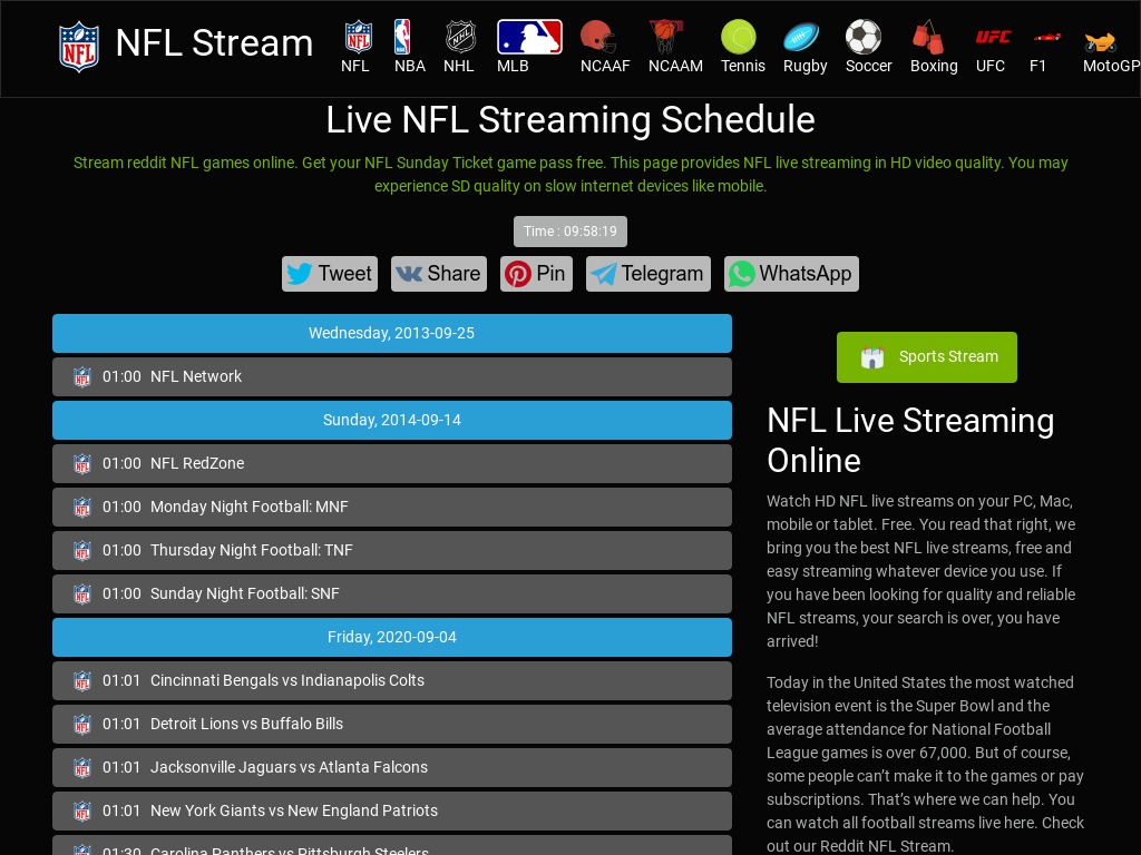 Top 14 Free Sports Streaming Sites for Sports Fans Inspirationfeed