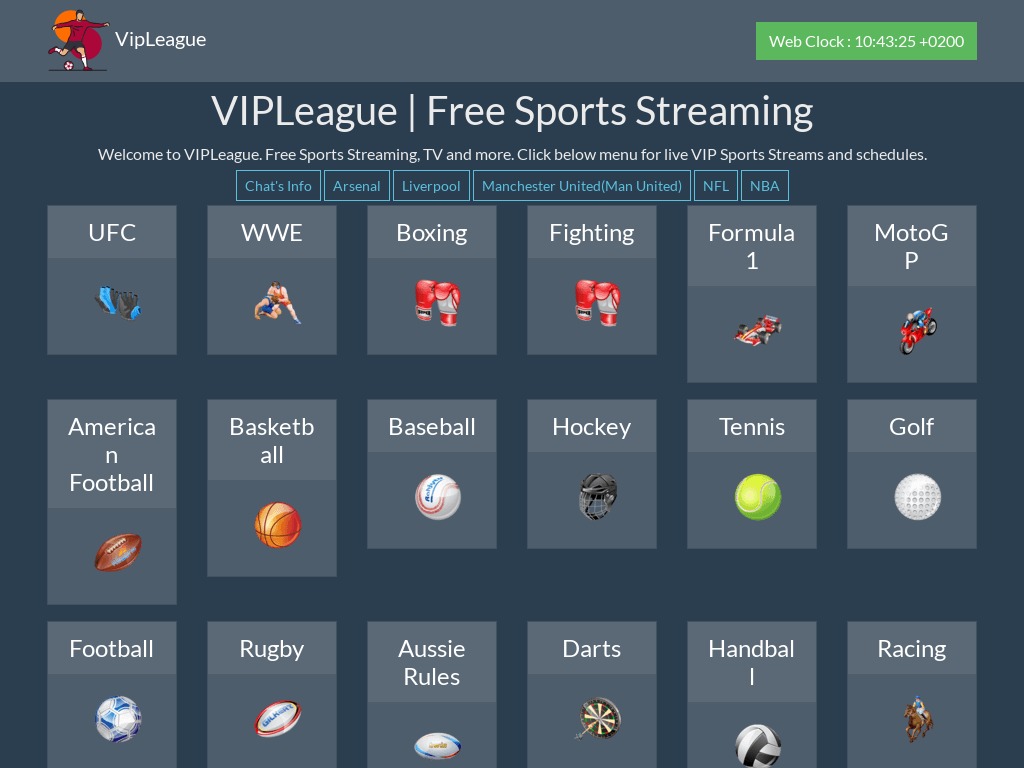 top free streaming sites sports