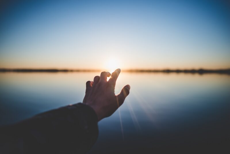 Man Touching The Sun