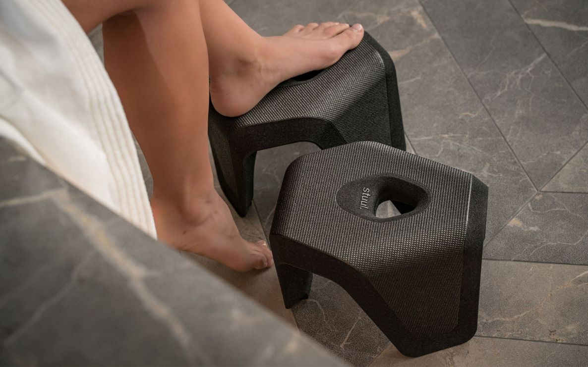 A TOILET STOOL WITH STYLE
