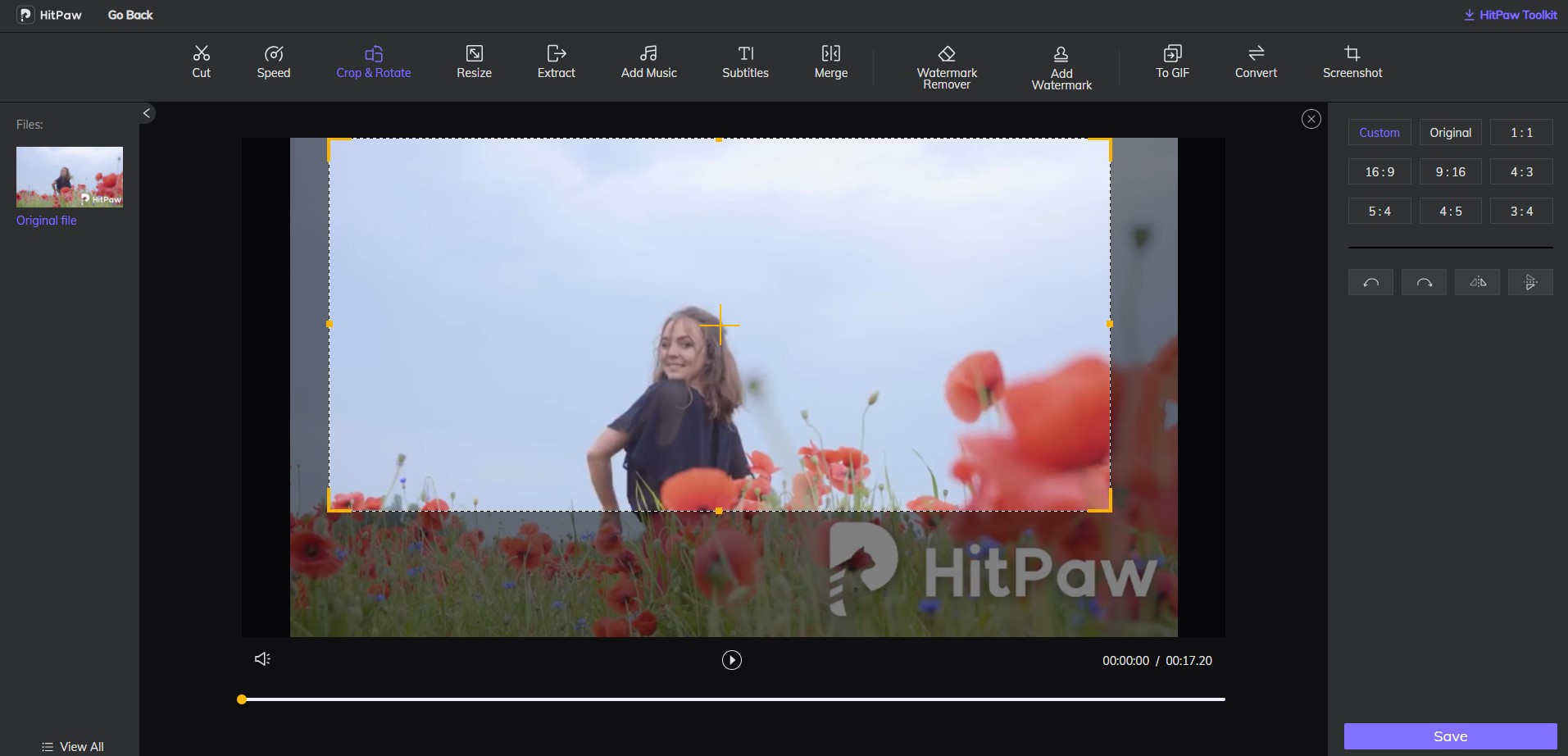 HitPaw windows 7 watermark remover
