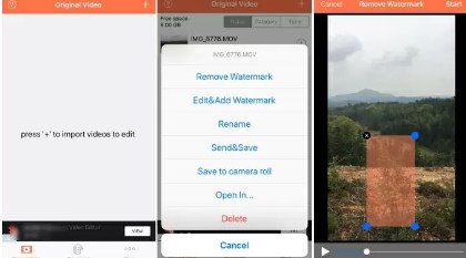 Video Eraser app to remove text from video