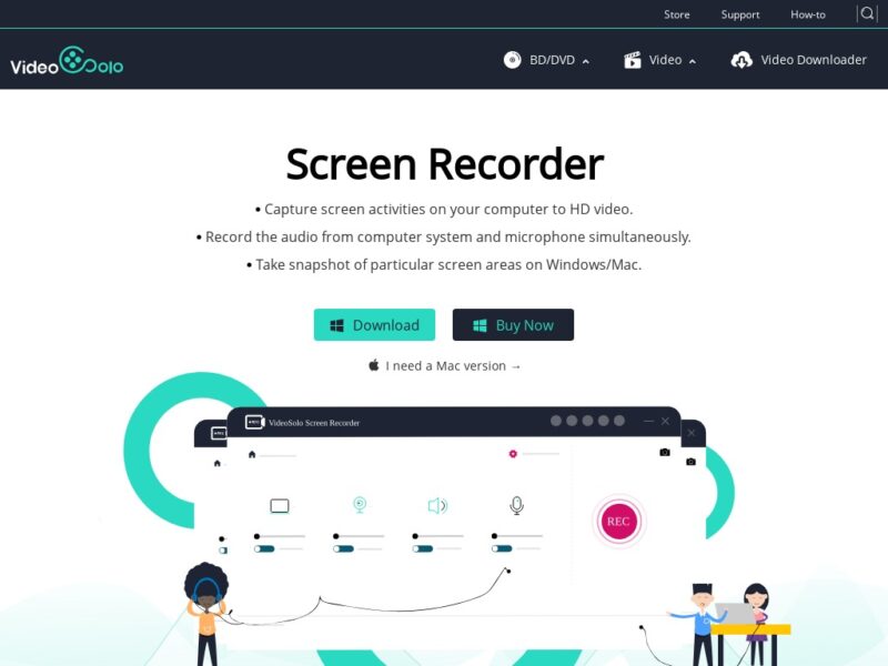 videosolo screen recorder key