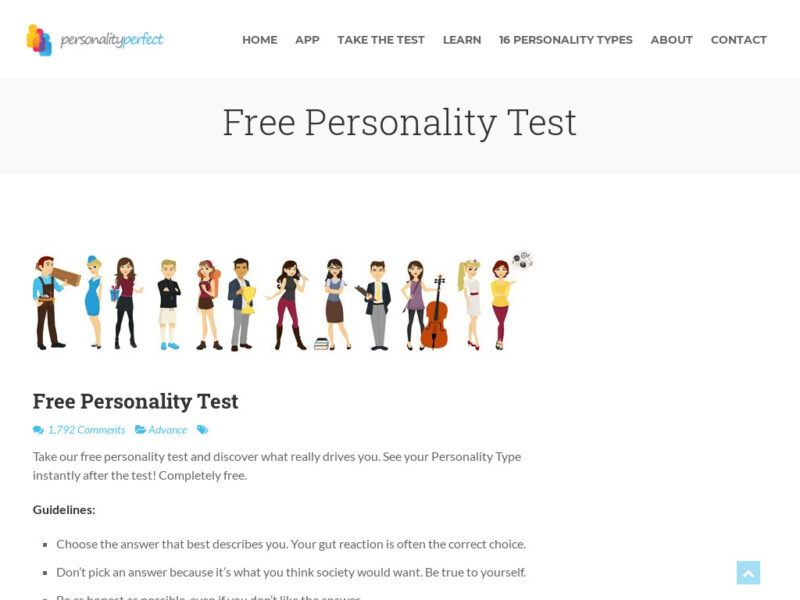 16 Free Personality Tests To Discover Who You Are Inspirationfeed