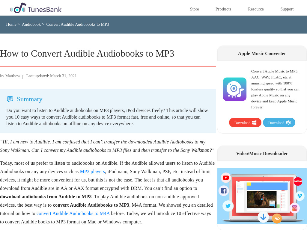 how to download pdf audible