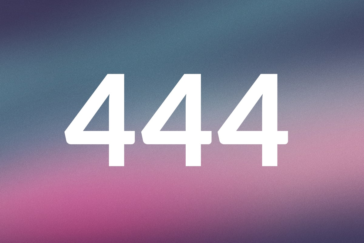 444 Angelic Number