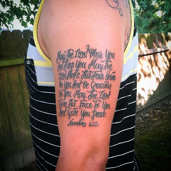 52 Religious Bible Verses Tattoos Designs On Back  Tattoo Designs   TattoosBagcom