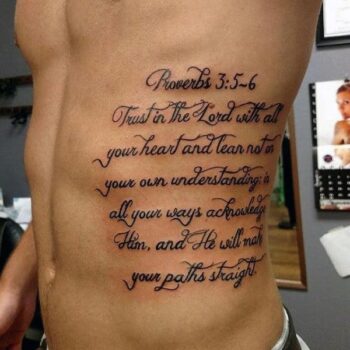 40 Inspirational Bible Verse Tattoo Designs and Ideas