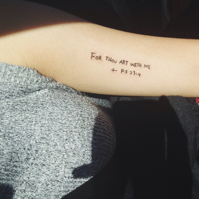 45 Inspirations for Bible Verse Tattoos