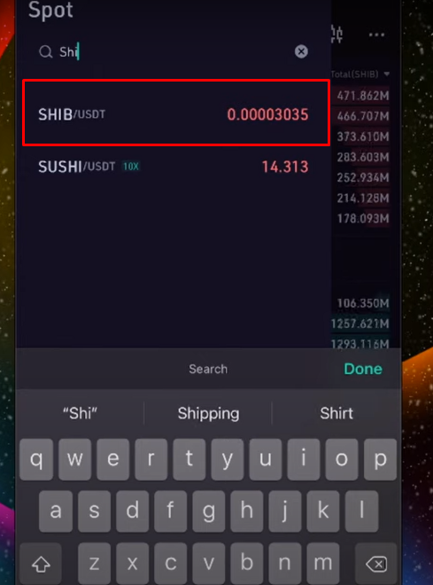 SHIB/USDT