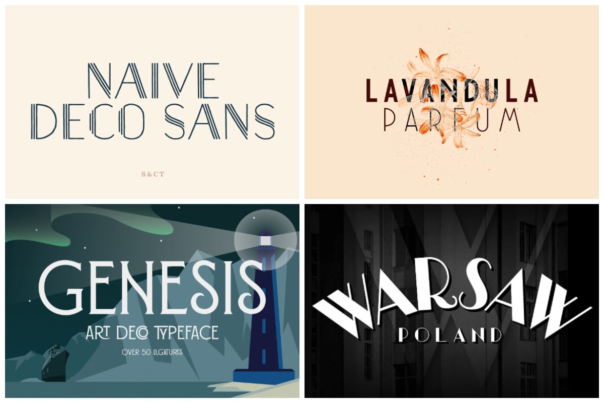 50 Art Deco Fonts To Add A Vintage Touch To Your Designs | Inspirationfeed