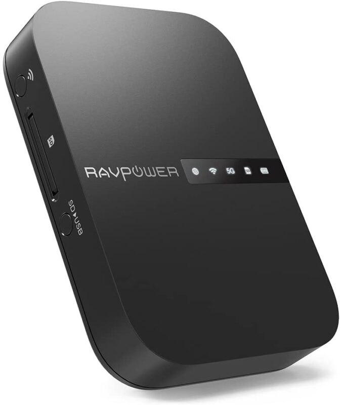 Ravpower Filehub AC750 Dual-Band Wireless Travel Router
