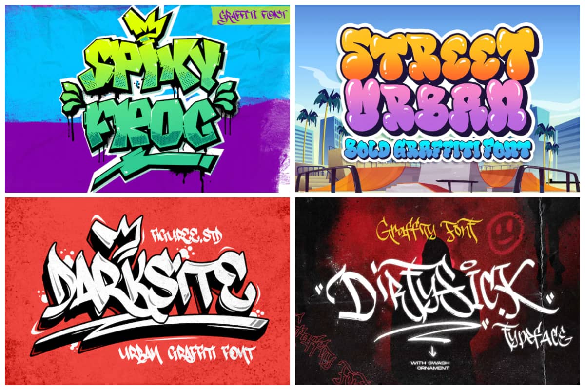 20 Rad Graffiti Fonts To Add A Little Street To Your Next Design 