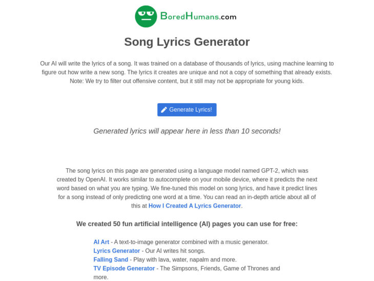 10 AI Lyrics Generators To Help Musicians Beat Creative Blocks ...