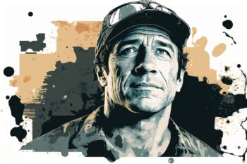 Mike Rowe Vector Illustration