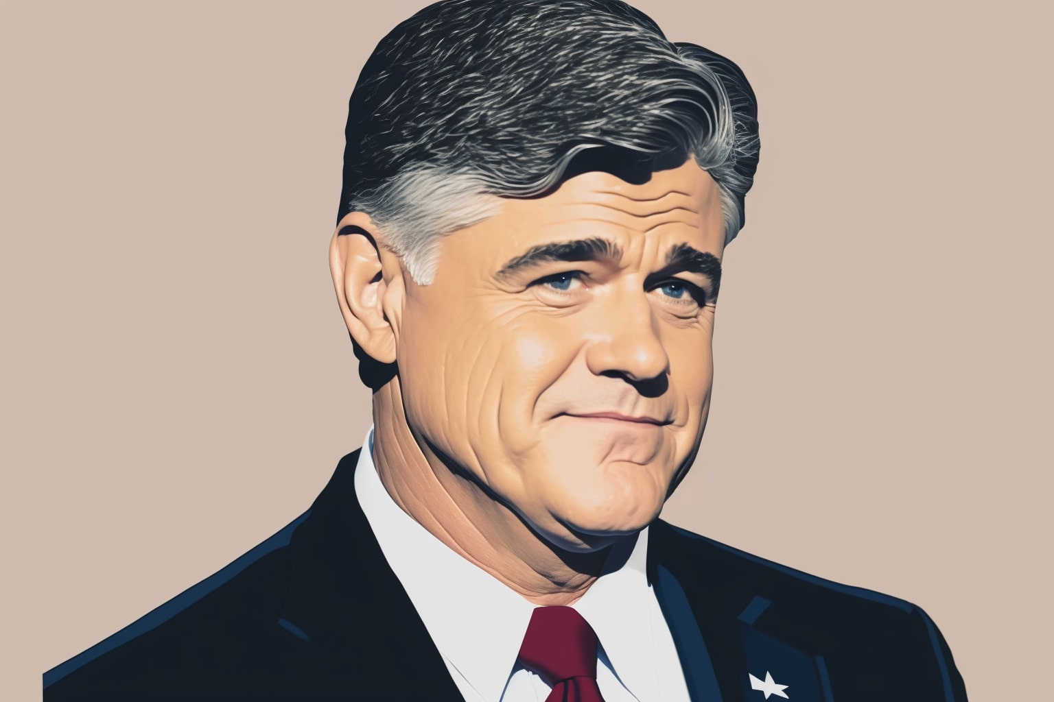 Sean Hannity Vector Illustration