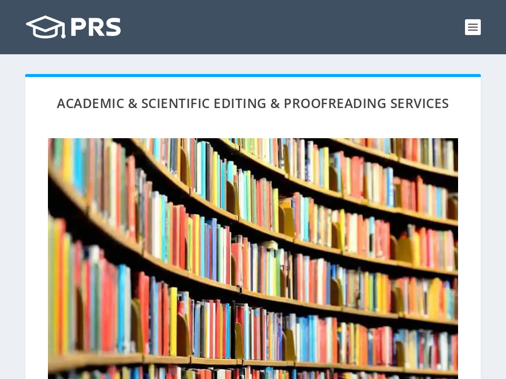 proofreading services education