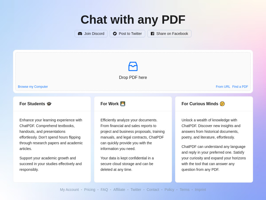 10 AI Software to Read and Chat With PDF Documents | Inspirationfeed