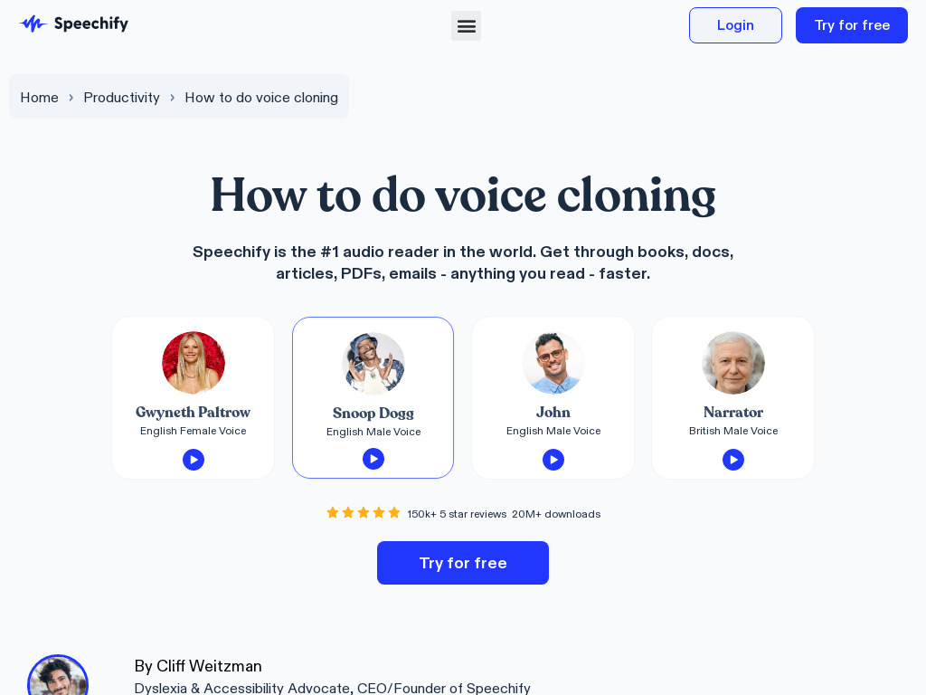 10+ Best AI Voice Cloning Software To Produce Realistic Voice ...