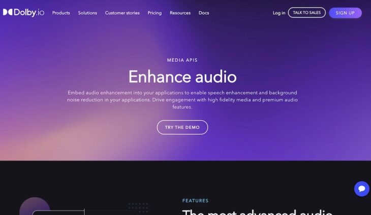 dolby audio enhancer